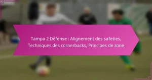Tampa 2 Défense : Alignement des safeties, Techniques des cornerbacks, Principes de zone